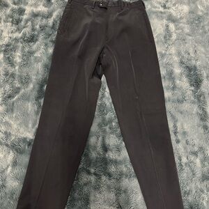 Men's Black Dress Pants - Classic Straight Fit
